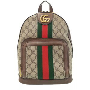 Gucci Ophidia GG backpack Web Stripe Brown